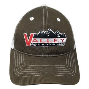 Valley Agronomics LLC Trucker Hat Brown One Size Adjustable Mesh Back Vie Gear